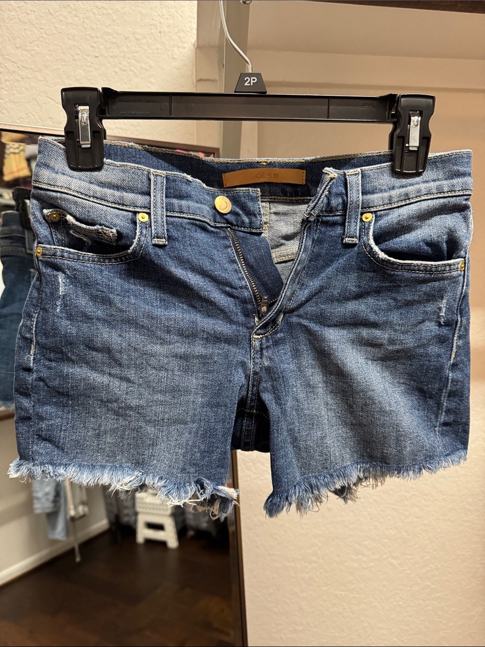 Joe's Jeans Blue Denim Cutoff Jean Shorts